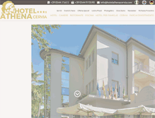 Tablet Screenshot of hotelathenacervia.com